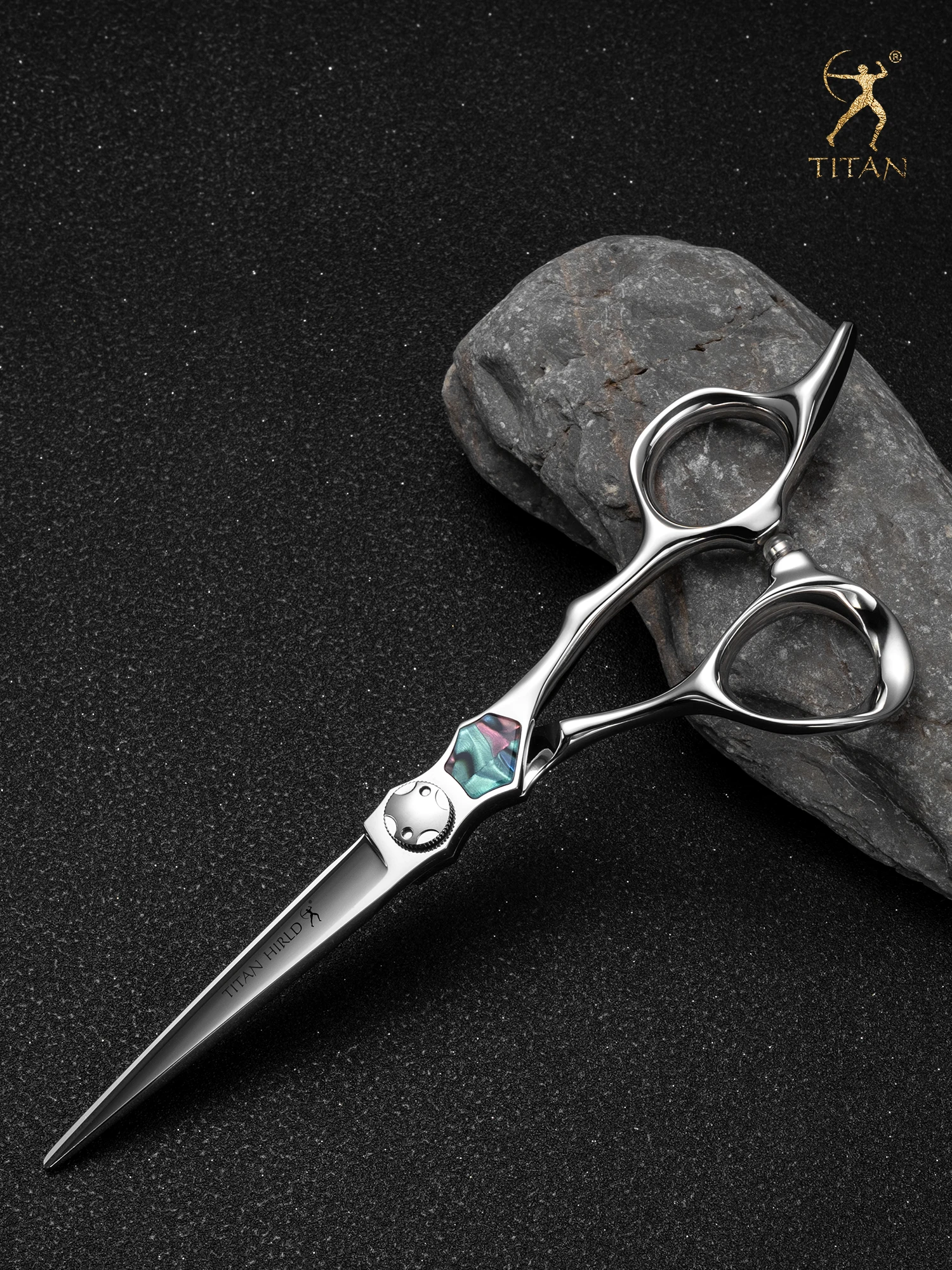 Titan Barber Hair Scissors Professional Grade Hairdressing Shears for Stylists Cutting Thininng CNC Japan Steel Hair Scissors