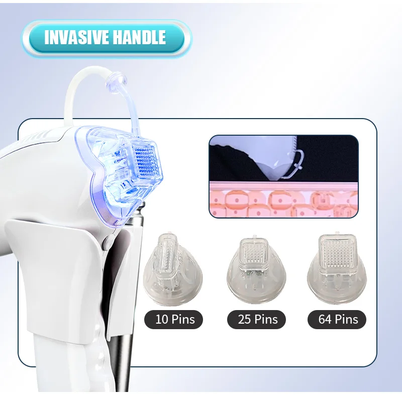 Gold Fractional Morpheus 8 Facial Body Rf Microneedling Catridges 64 Pins Inmode Radiofrecuent Morpheus8 Mchine