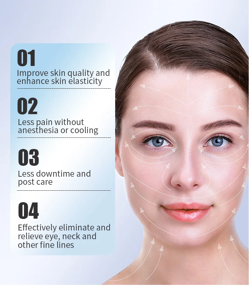 Gold Fractional Morpheus 8 Facial Body Rf Microneedling Catridges 64 Pins Inmode Radiofrecuent Morpheus8 Mchine