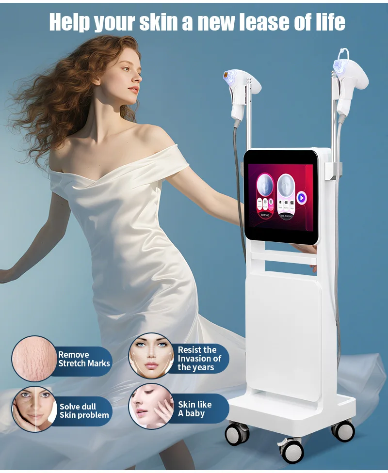 Gold Fractional Morpheus 8 Facial Body Rf Microneedling Catridges 64 Pins Inmode Radiofrecuent Morpheus8 Mchine