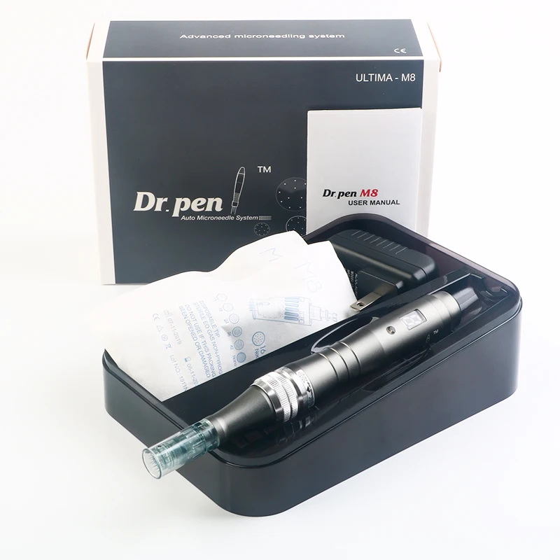 Original Microneedling Pen Dr.pen M8 3 Slots Connector Derma Pen Wireless Skin Care Beauty Device With 16 Pins Needle Cartridge