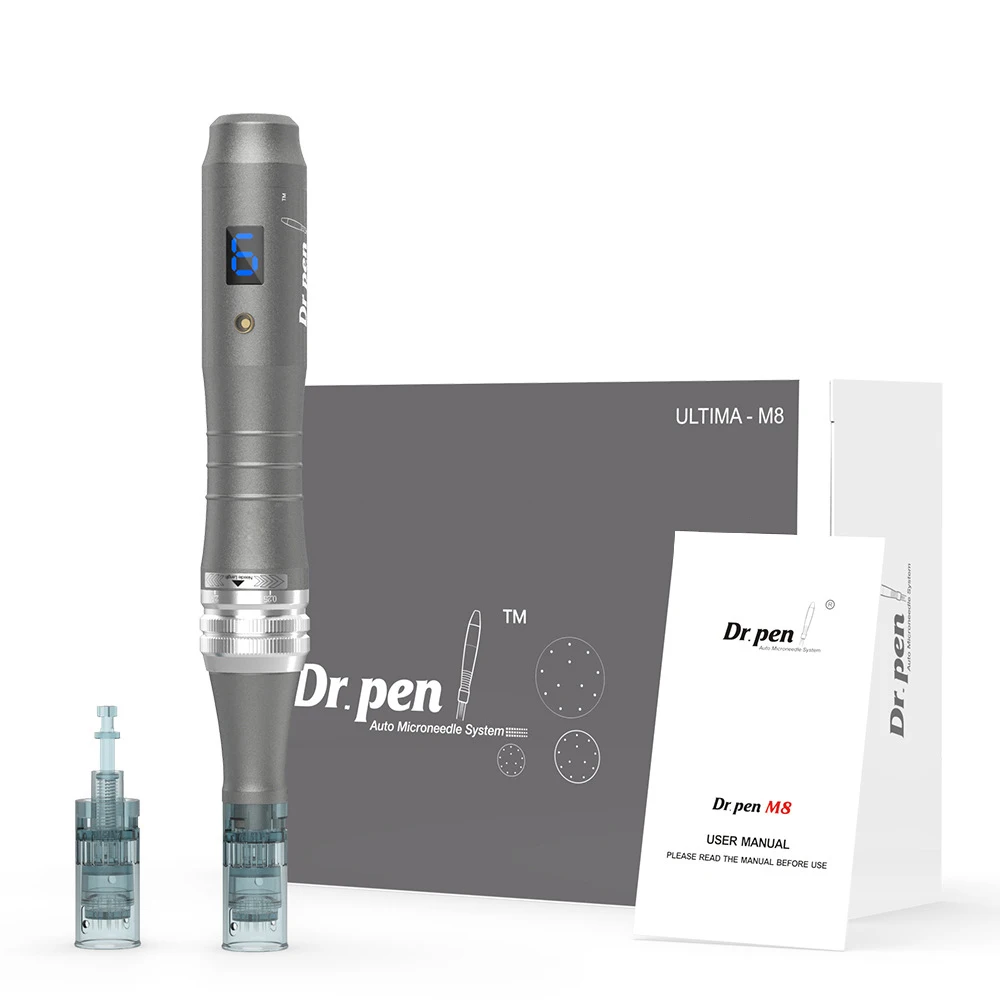 Original Microneedling Pen Dr.pen M8 3 Slots Connector Derma Pen Wireless Skin Care Beauty Device With 16 Pins Needle Cartridge