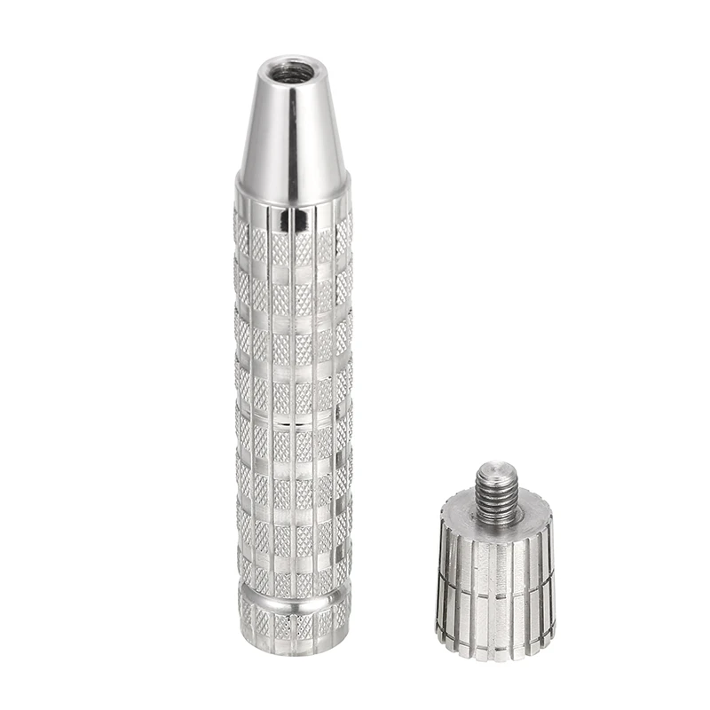 CNC 316L Stainless Steel Men's Manual Double Edge Safety Razor Travel Handle Removable (without blade)