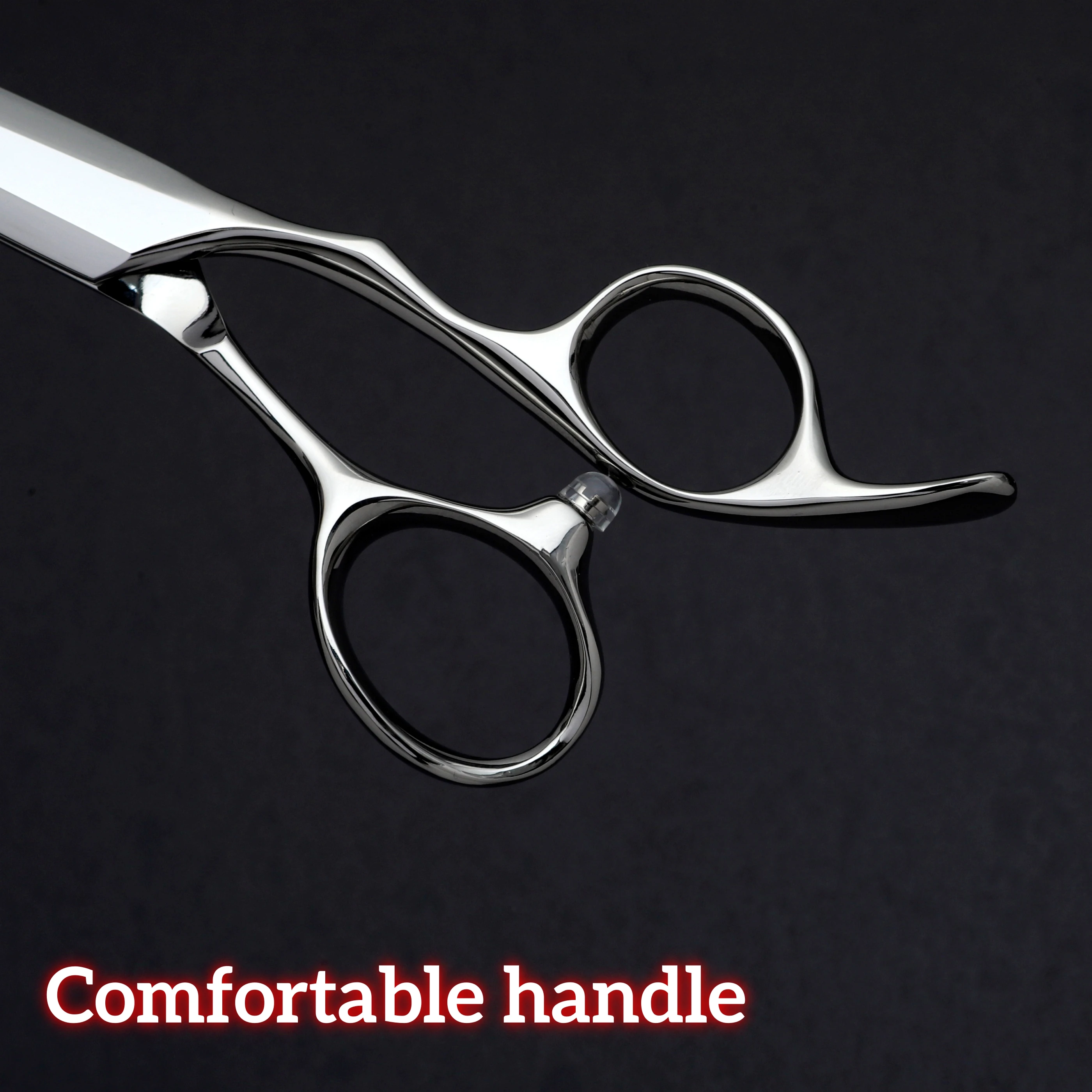 MURASAKI Top-Level Hairdressing Scissors, Japan VG10 Steel 6.5 Inch Barber Shears, Patented Hollowed-Out Design Hair Cutting Too
