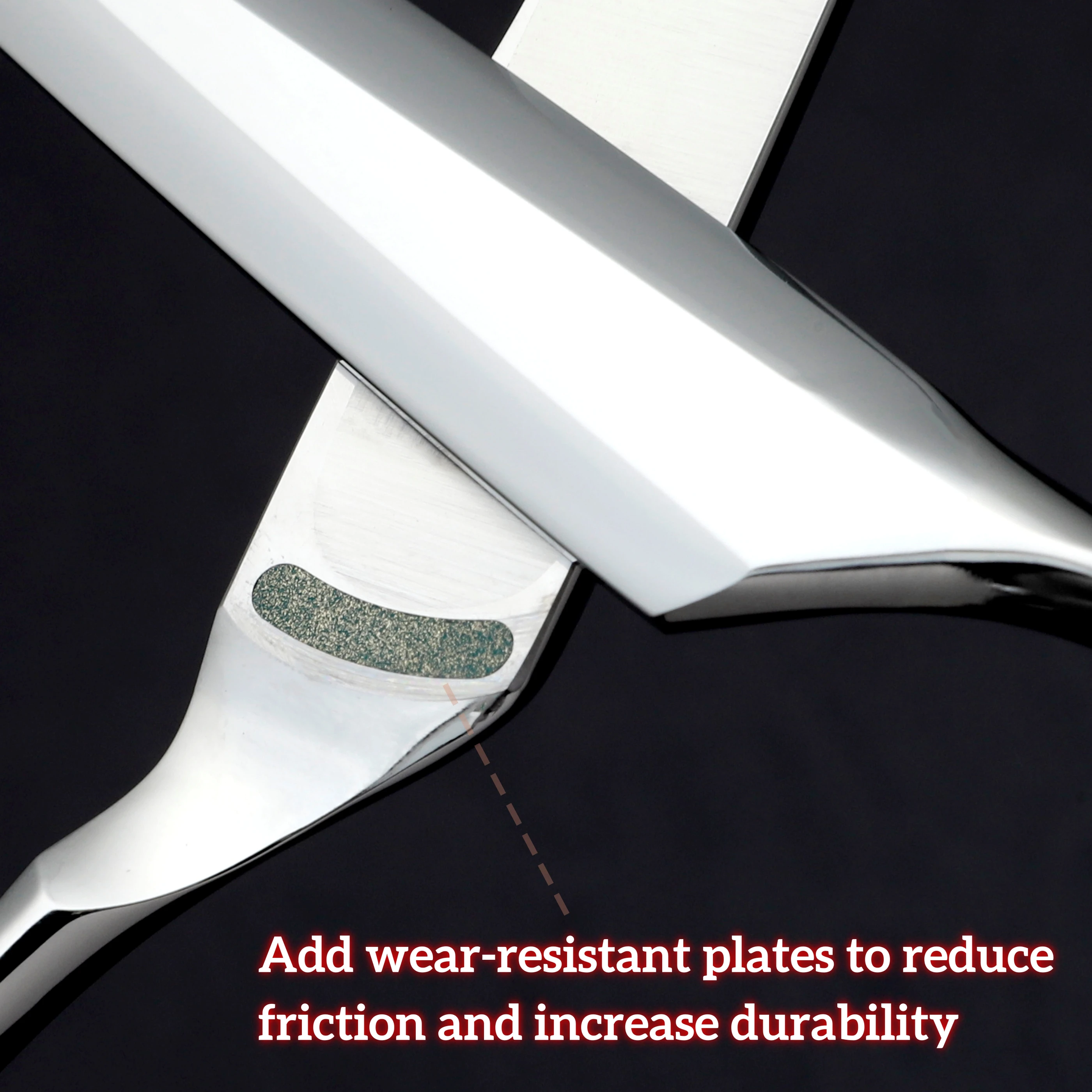 MURASAKI Top-Level Hairdressing Scissors, Japan VG10 Steel 6.5 Inch Barber Shears, Patented Hollowed-Out Design Hair Cutting Too