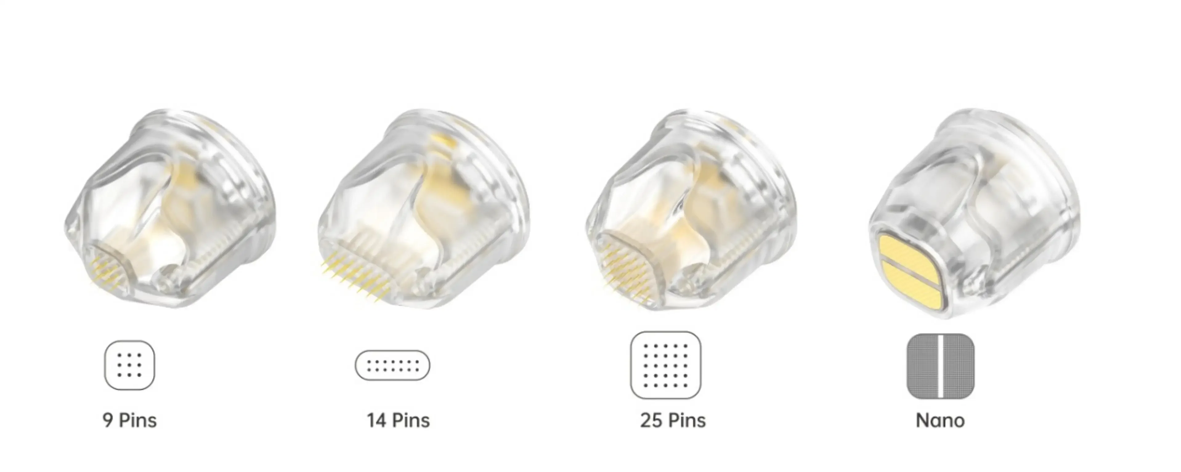 Q2 Bio Pen Sterile Replacement Cartridges 9/14/25/Nano Pins Microneedle Needle Individual Pack Beauty Consumable