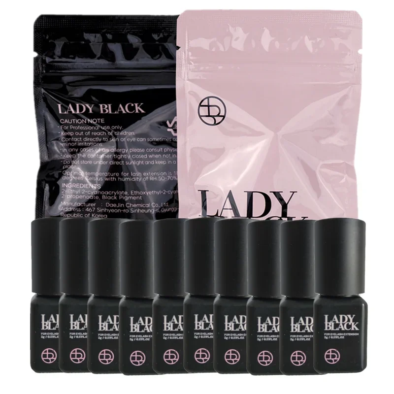 5/10pcs Original Korea Sky S+ Lashes Glue Lady Black Adhesive 1-2S Fast Dry Sky Zone Strong Eyelash Extension Glue Makeup Tools