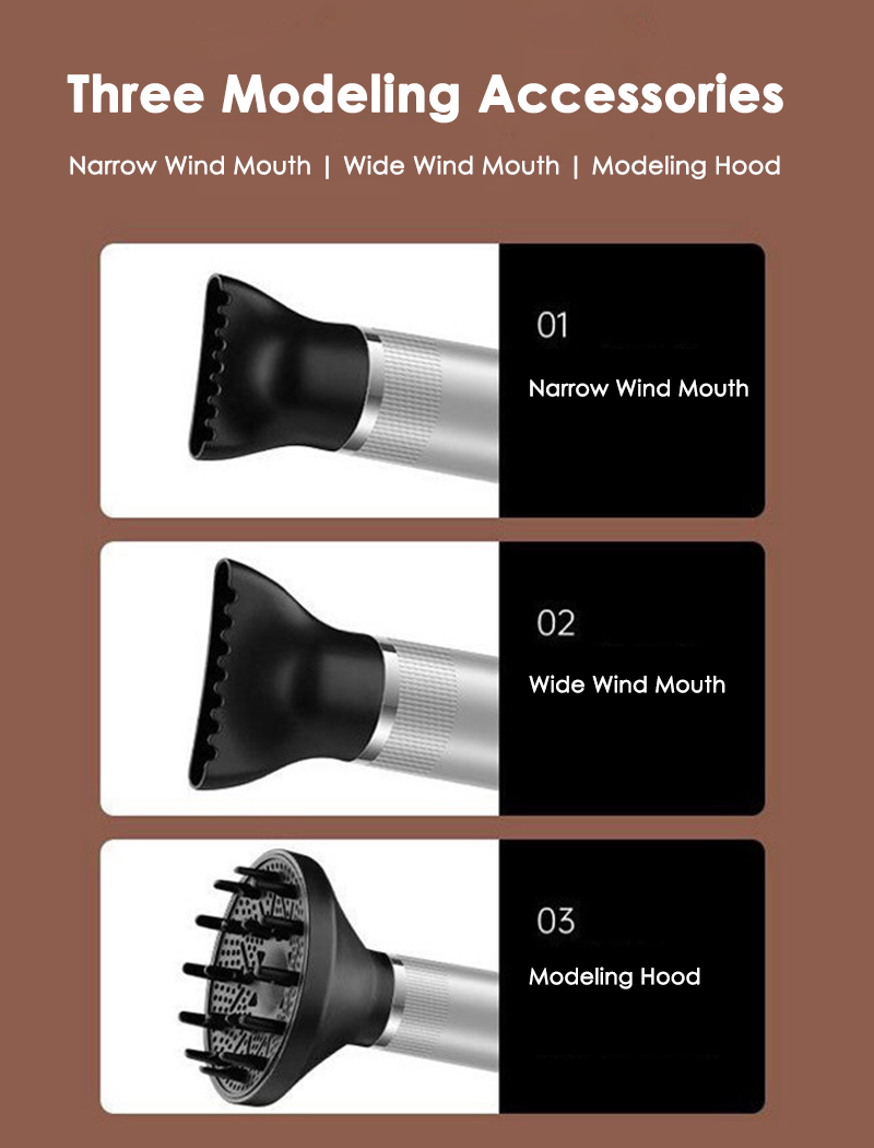 Professional Hair Dryer Infrared Negative Ionic Blow Dryer Hot Cold Wind Salon Hair Styler Tool Hair Blower Electric Blow Drier