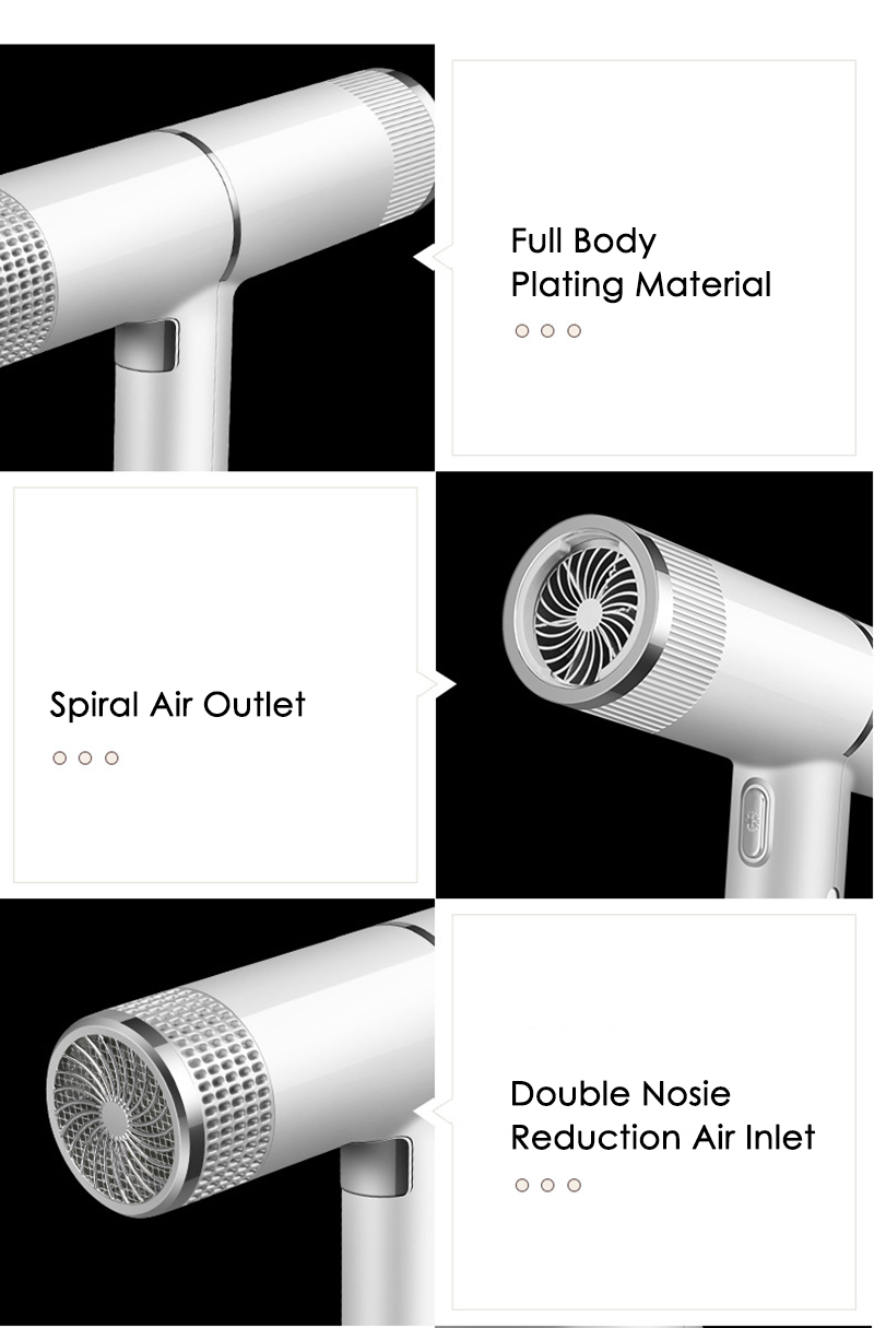 Professional Hair Dryer Infrared Negative Ionic Blow Dryer Hot Cold Wind Salon Hair Styler Tool Hair Blower Electric Blow Drier
