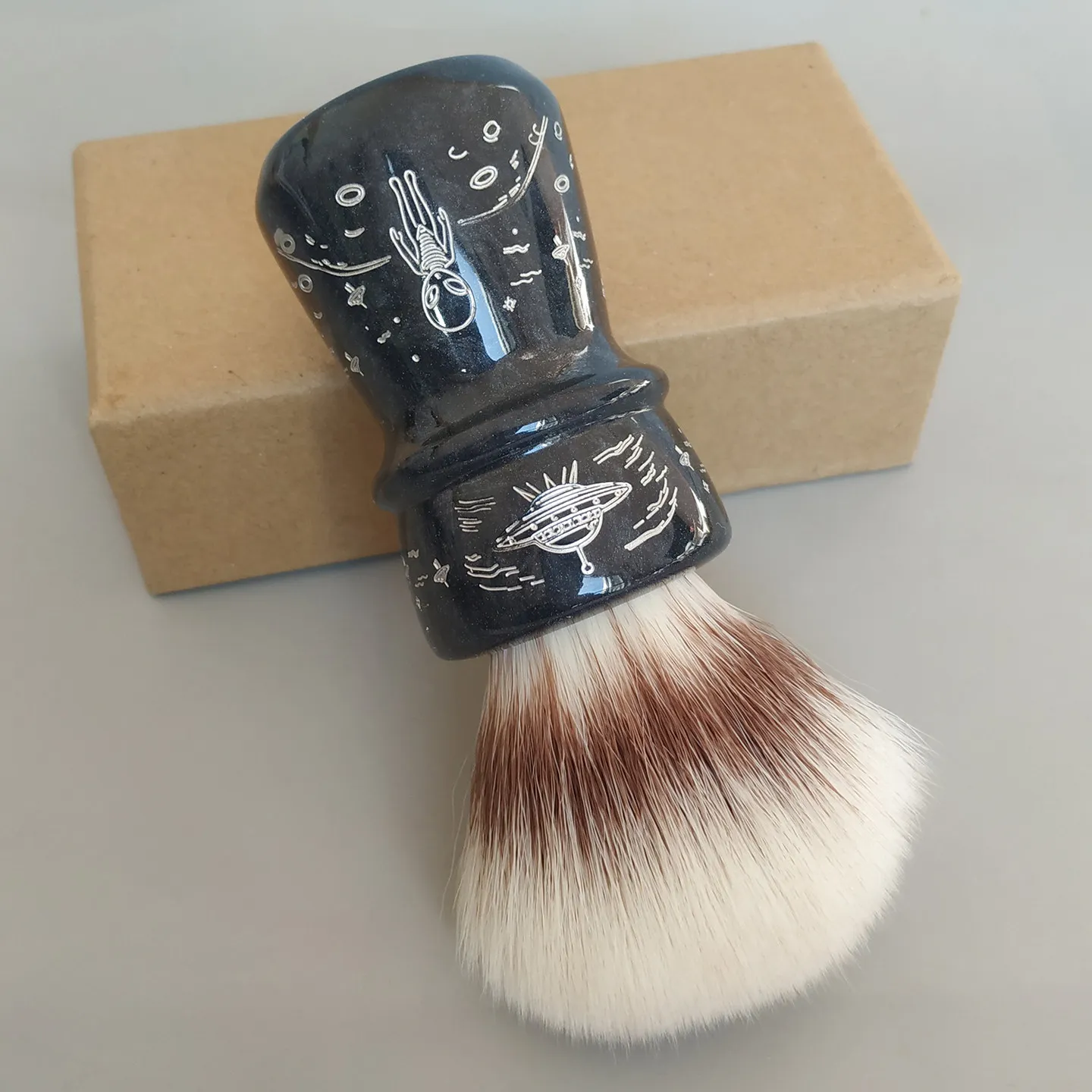Dscosmetic ET FL2 Synthetic Hair Shaving Brush for Man Wet Shaving