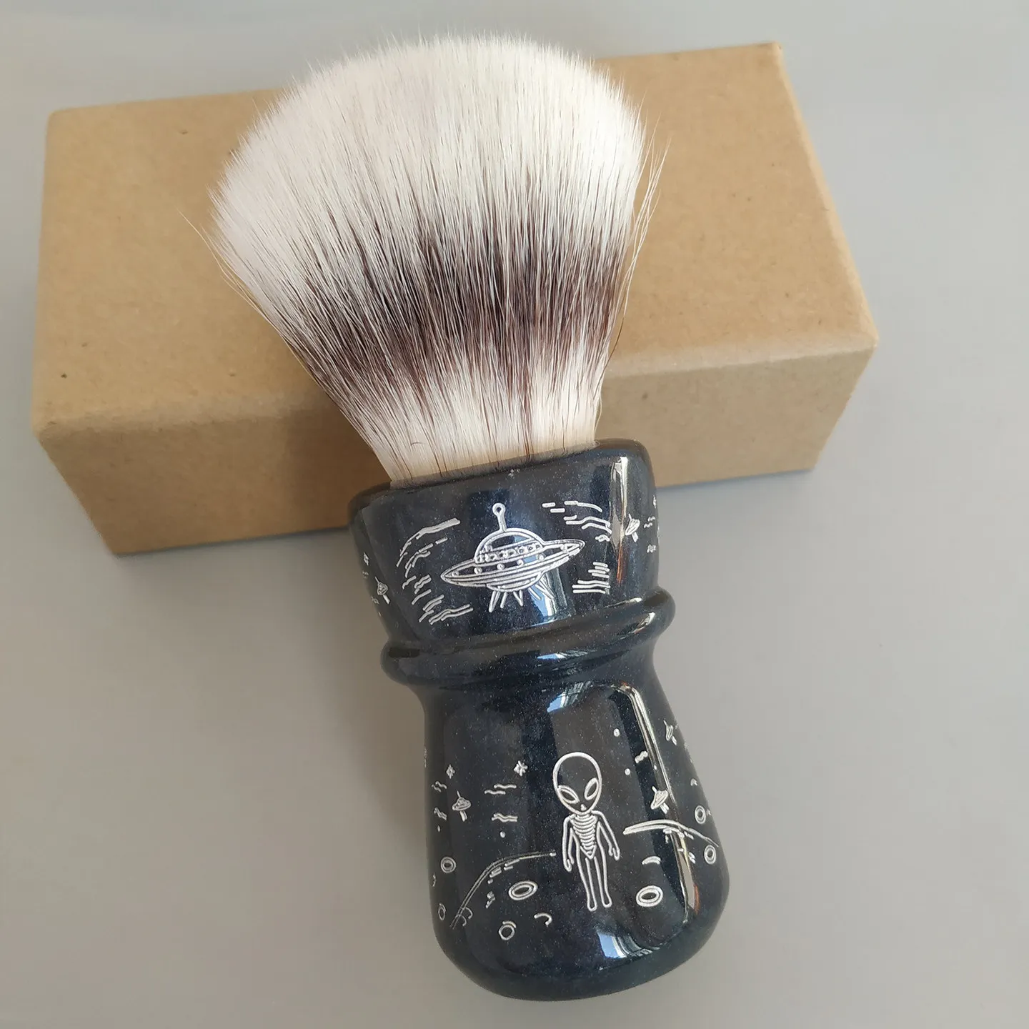 Dscosmetic ET FL2 Synthetic Hair Shaving Brush for Man Wet Shaving