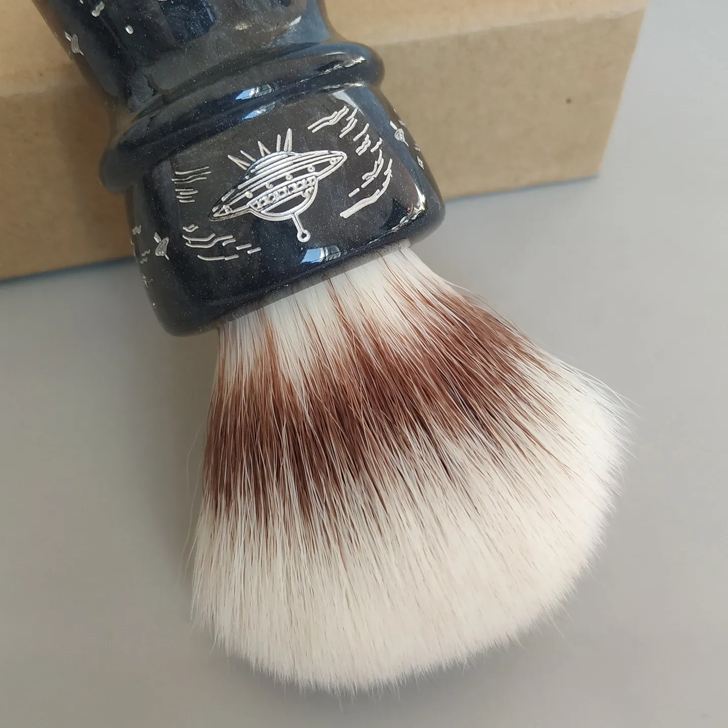 Dscosmetic ET FL2 Synthetic Hair Shaving Brush for Man Wet Shaving