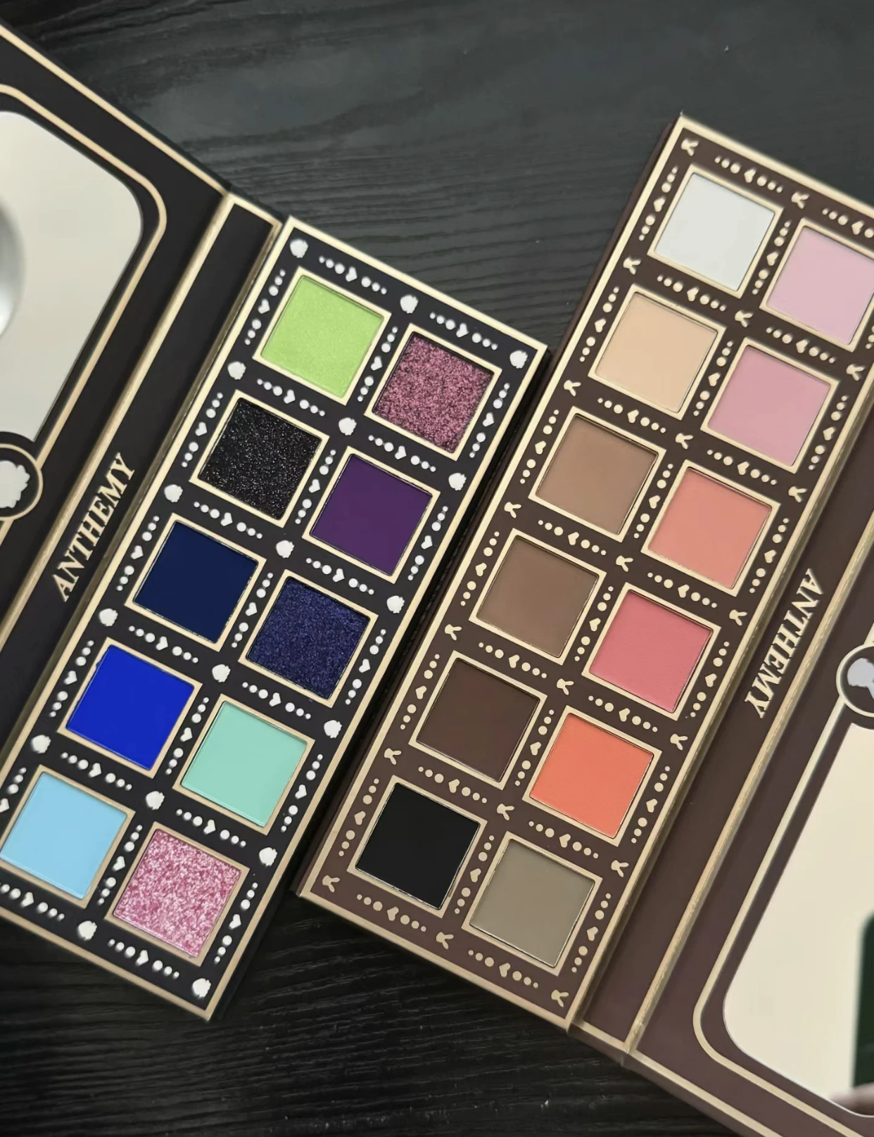 Anthemy 10 Color Matte Pearl Shimmer Glitter Chameleon Eyeshadow Palette
