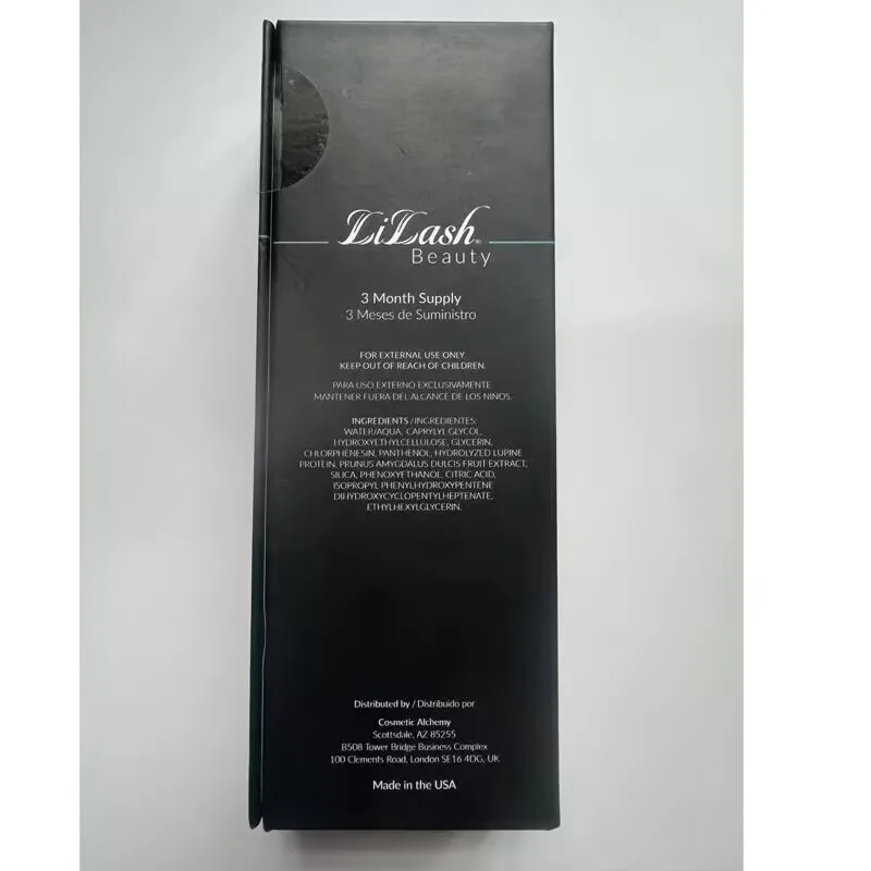 2025new Original Lilash Serum Pestanas Purified Eyelash Serum for Natural Eyelash Enhancer 2ml Cotton Pads