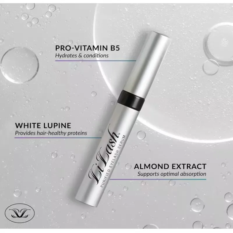 2025new Original Lilash Serum Pestanas Purified Eyelash Serum for Natural Eyelash Enhancer 2ml Cotton Pads