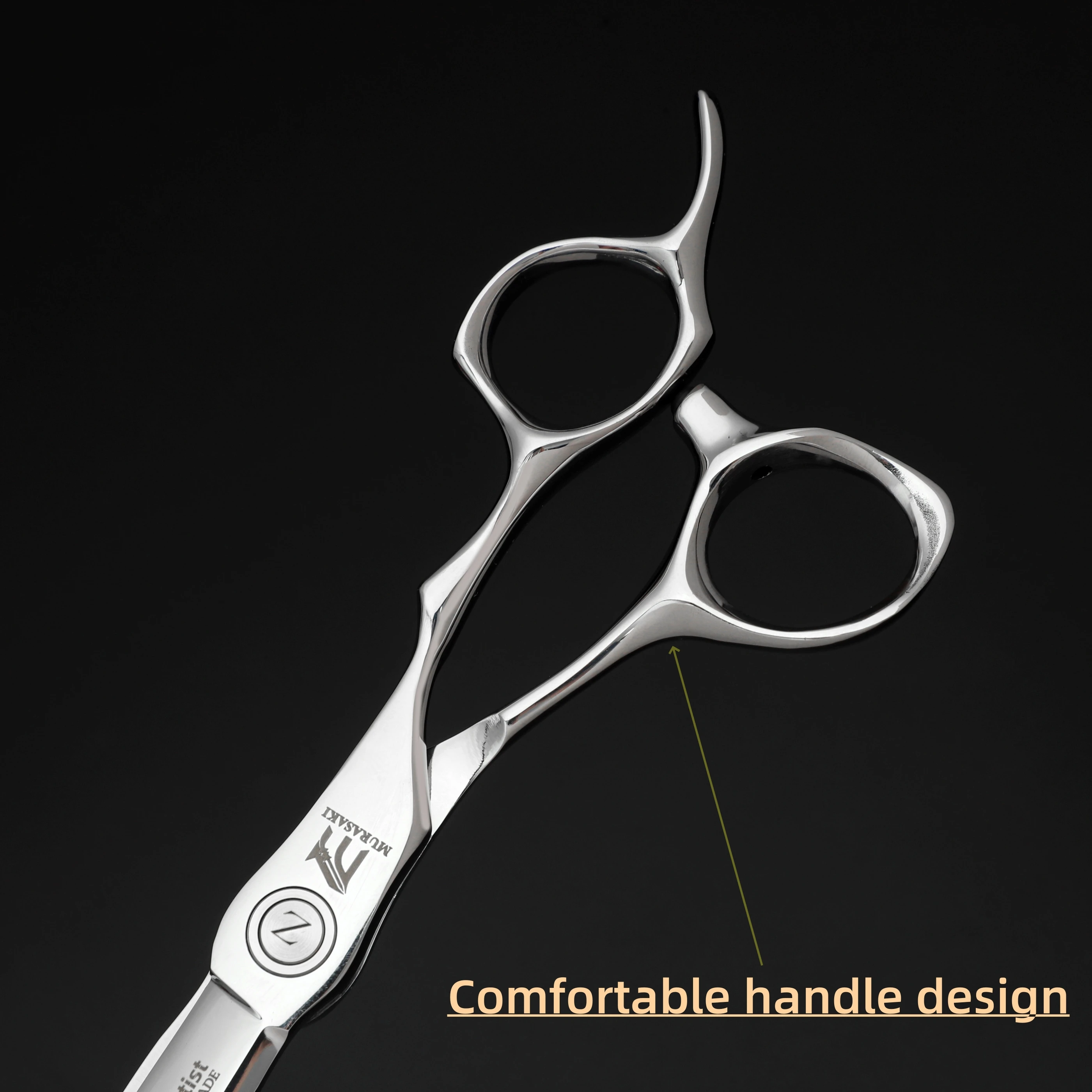 MURASAKI Professional hairdressing scissors,Japan VG10 Cobalt steel,High quality hair cutting scissors,Special design for barber