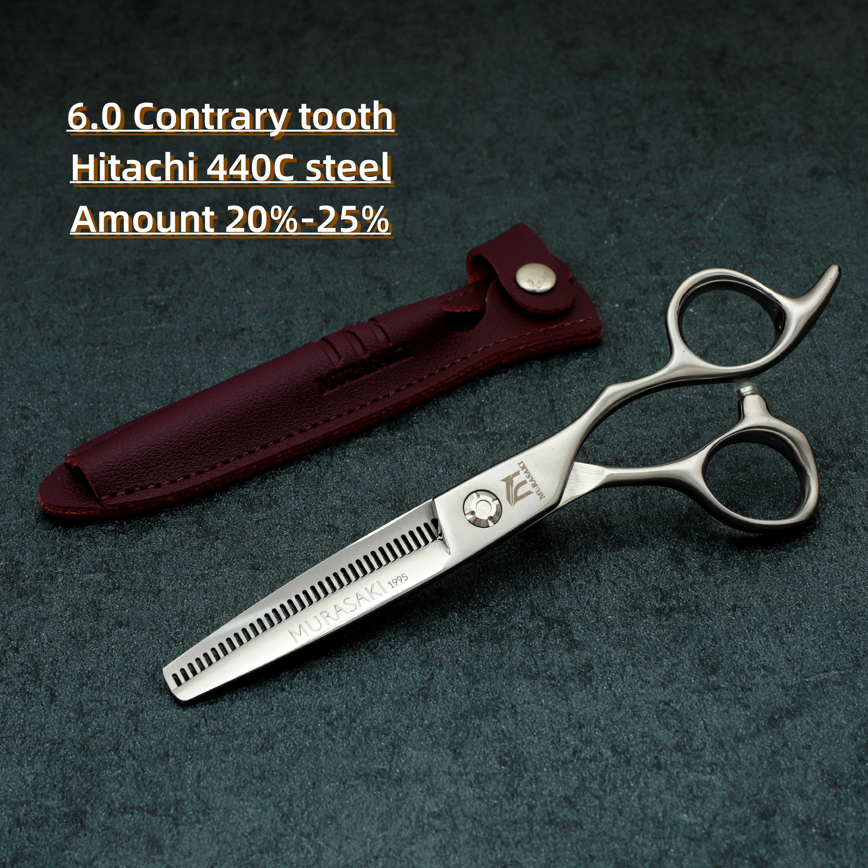 MURASAKI Professional hairdressing scissors,Japan VG10 Cobalt steel,High quality hair cutting scissors,Special design for barber