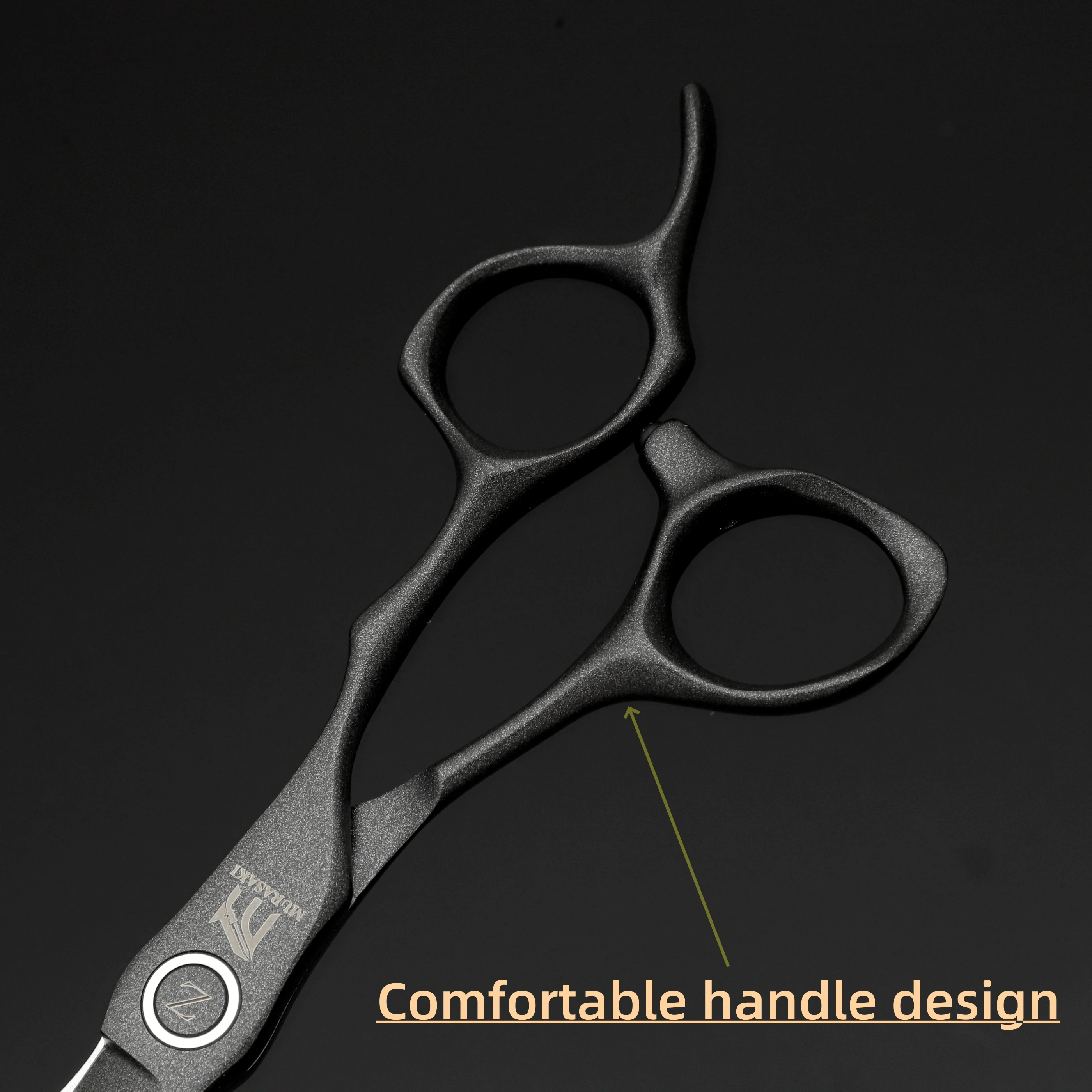 MURASAKI Professional hairdressing scissors,Japan VG10 Cobalt steel,High quality hair cutting scissors,Special design for barber