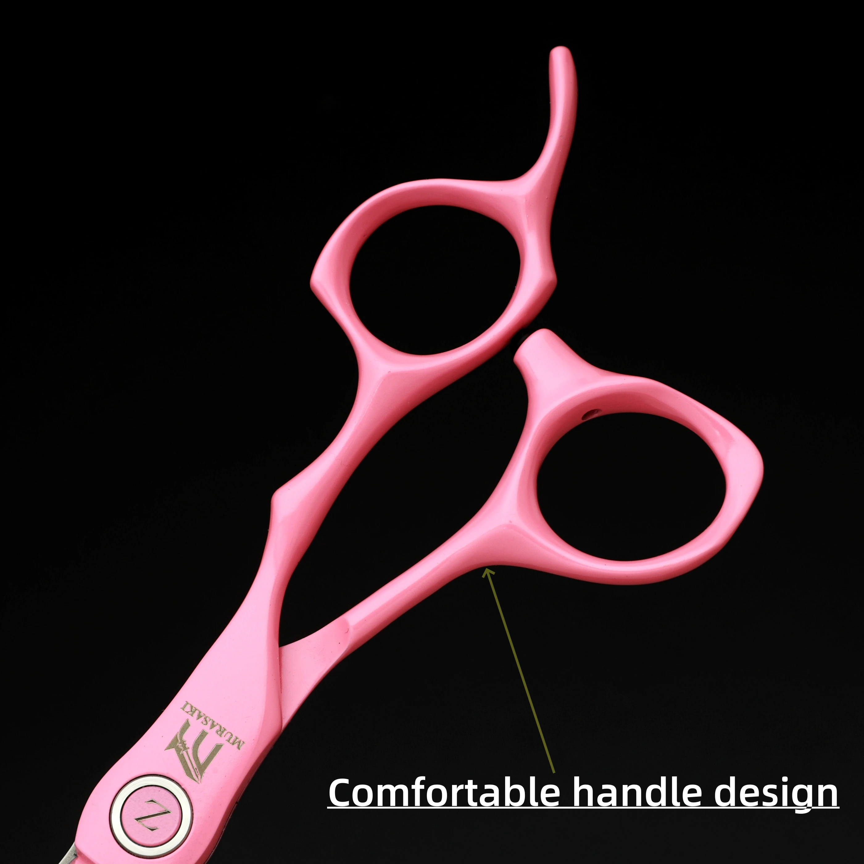 MURASAKI Professional hairdressing scissors,Japan VG10 Cobalt steel,High quality hair cutting scissors,Special design for barber