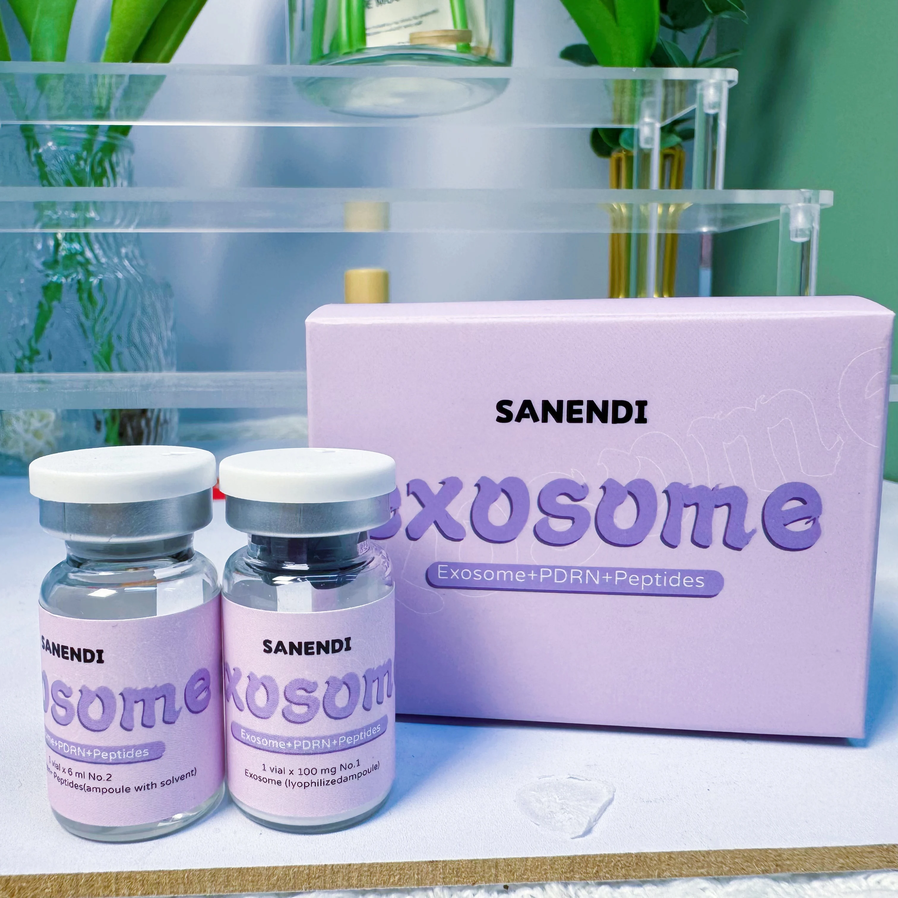 Sanendi Korean New Technology Exo+PDRN+Peptide Salmon DNA Facial Care Deep Maintenance Solution
