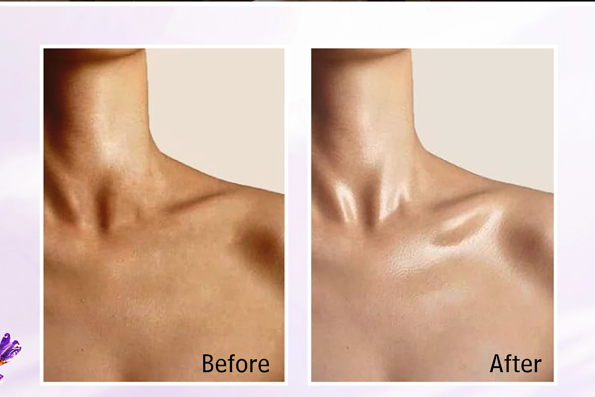 WK JALY Glow Boosting Whitening Glutathione And Lavender Body Oil, Moisturizer, For All Skin Types, Improve Rough Skin, 300ml