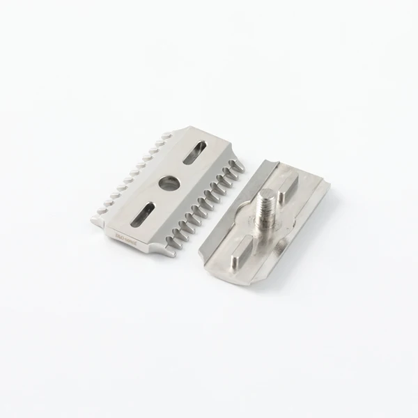 YAQI Vostok 70OC 316 Stainless Steel Polished Dual Comb Safety Razor Head with 0.7mm Blade Gap