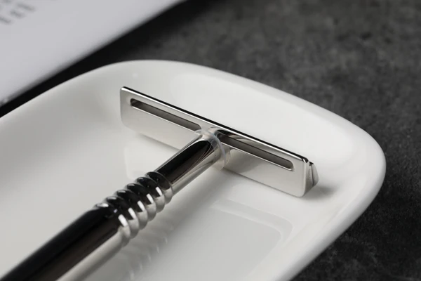 YAQI Romulus Polished 316 Stainless Steel AC Blade Single-edged Mens Shaving Safety Razor