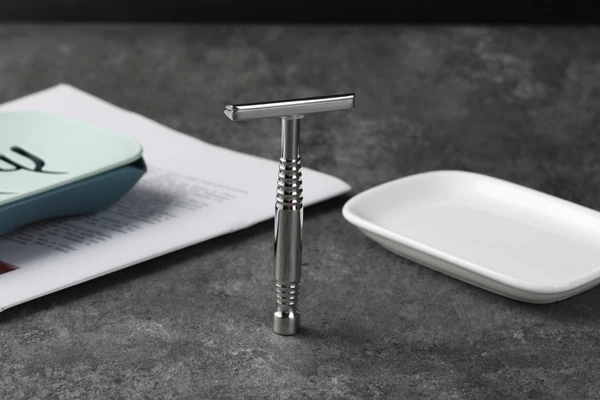 YAQI Romulus Polished 316 Stainless Steel AC Blade Single-edged Mens Shaving Safety Razor