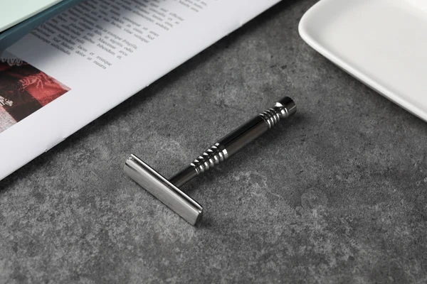 YAQI Romulus Polished 316 Stainless Steel AC Blade Single-edged Mens Shaving Safety Razor