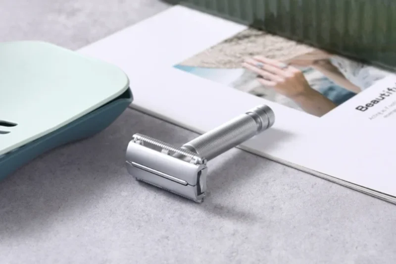 2026 Flash Sale！YAQI Monarch Matte Chrome Color Safety Razor - Hypoallergenic length 85mm Man grooming Shaving tool 0.90mm gap