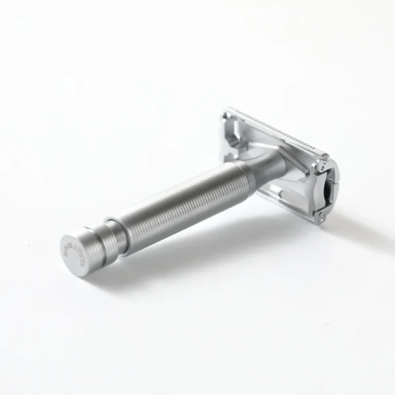 2026 Flash Sale！YAQI Monarch Matte Chrome Color Safety Razor - Hypoallergenic length 85mm Man grooming Shaving tool 0.90mm gap