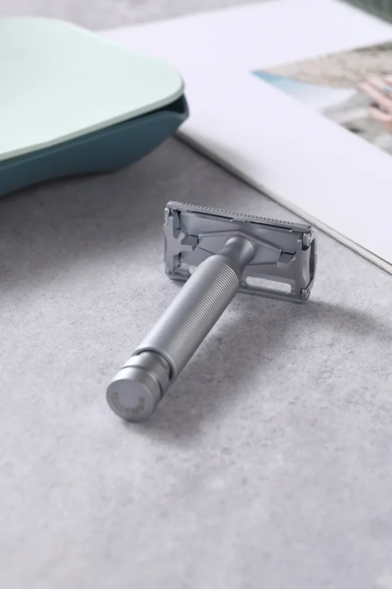2026 Flash Sale！YAQI Monarch Matte Chrome Color Safety Razor - Hypoallergenic length 85mm Man grooming Shaving tool 0.90mm gap