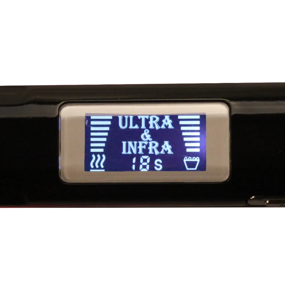 Hair Straightener Infrared and Ultrasonic Profession Cold Hair Care Iron Treatment for Frizzy Dry Recovers Damage Flat Irons