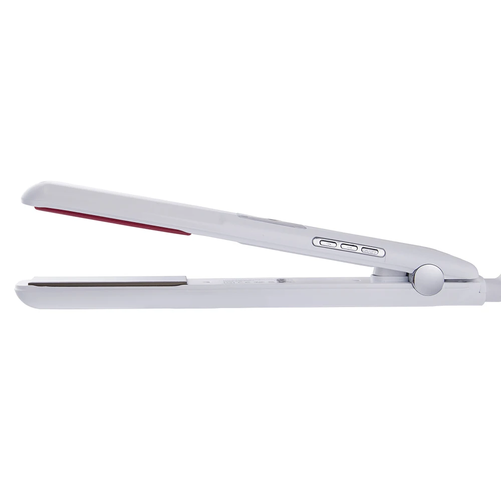 Hair Straightener Infrared and Ultrasonic Profession Cold Hair Care Iron Treatment for Frizzy Dry Recovers Damage Flat Irons