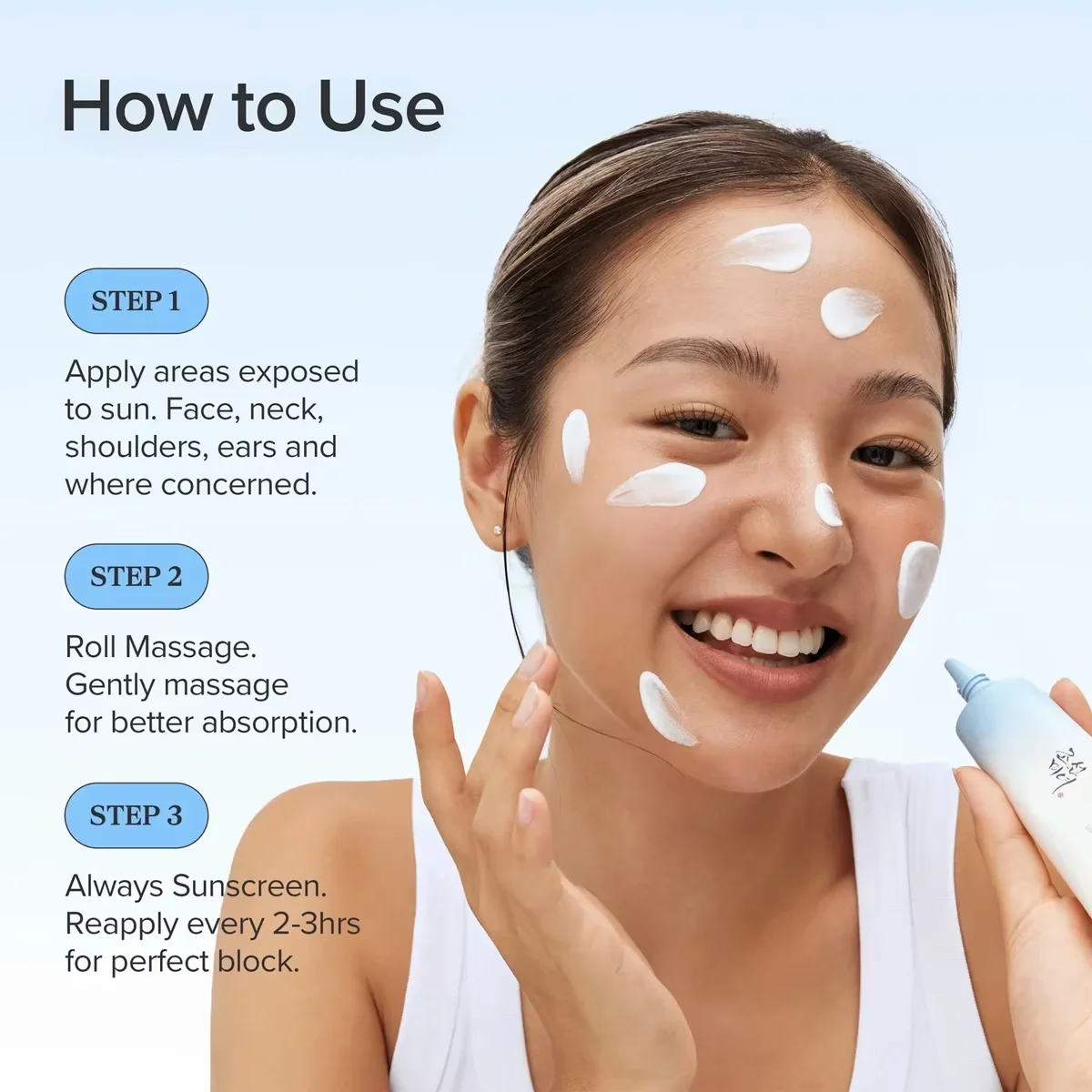 Beauty of Joseon Relief Sun Aqua-Fresh:Rice+B5 50ml,SPF50+ PA++++,Crystal Clear,Cooling Sensation,Korean Skincare,Korean Makeup