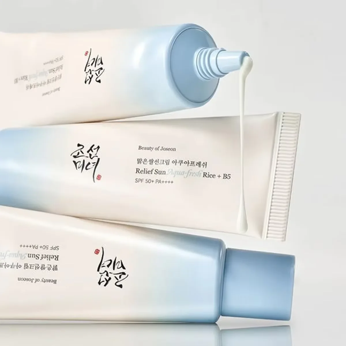 Beauty of Joseon Relief Sun Aqua-Fresh:Rice+B5 50ml,SPF50+ PA++++,Crystal Clear,Cooling Sensation,Korean Skincare,Korean Makeup