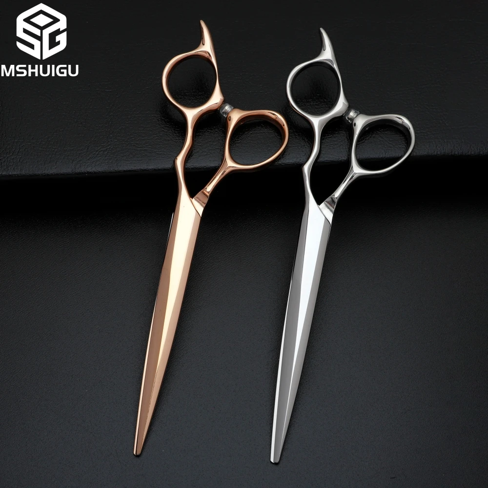 Professional Barber Scissors, Japanese VG10 Steel, 6.2 Inches Scissors Blind Hole Design Suitable for High-End Salons