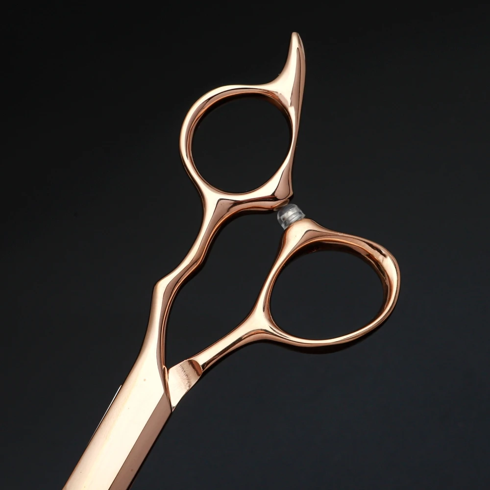 Professional Barber Scissors, Japanese VG10 Steel, 6.2 Inches Scissors Blind Hole Design Suitable for High-End Salons