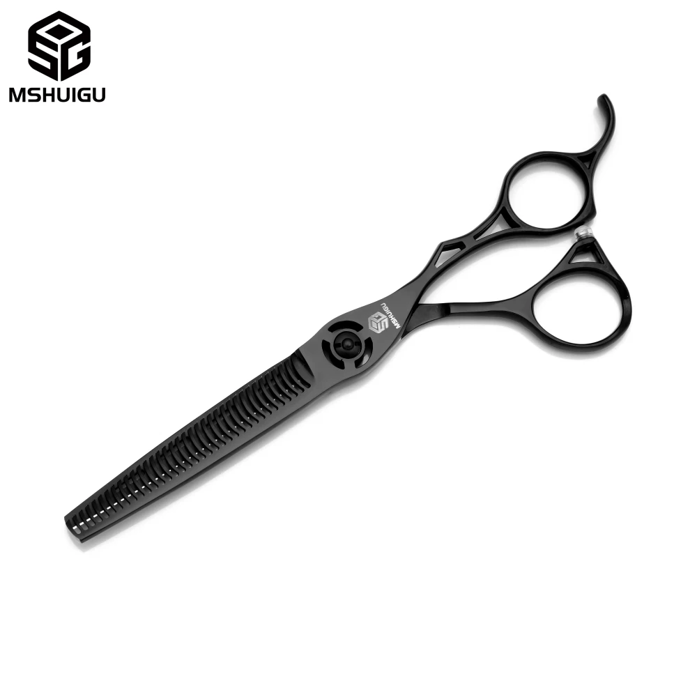 MSHUIGU Professional Barber Scissors Set Japanese 440C 6-6.5-7 Inch Hair Thinning Scissors Suitable for Home and Salon Hairdress