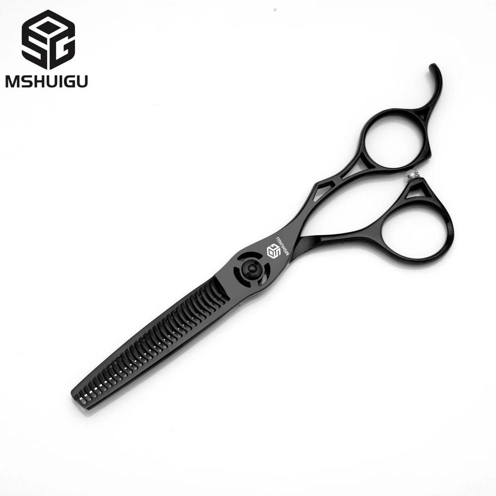 MSHUIGU Professional Barber Scissors Set Japanese 440C 6-6.5-7 Inch Hair Thinning Scissors Suitable for Home and Salon Hairdress