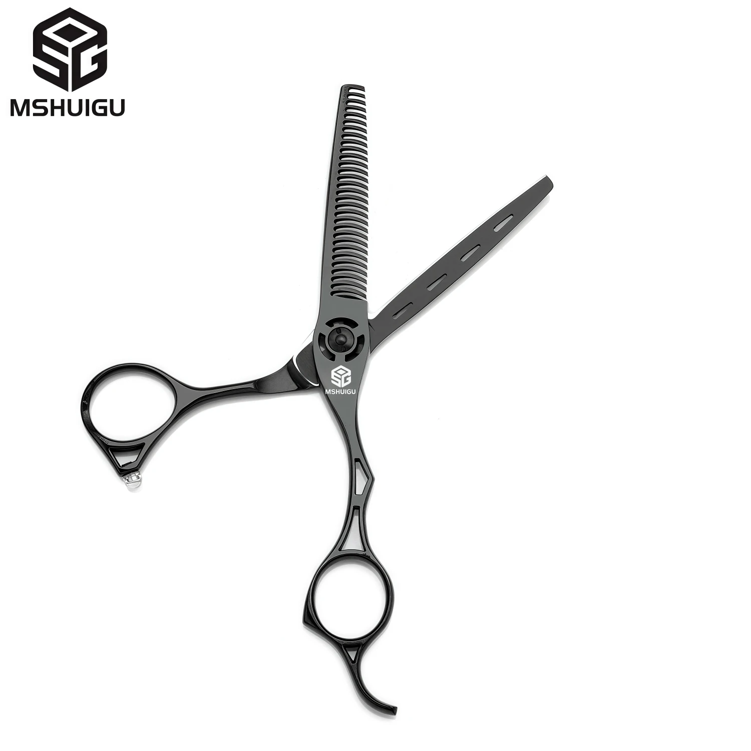 MSHUIGU Professional Barber Scissors Set Japanese 440C 6-6.5-7 Inch Hair Thinning Scissors Suitable for Home and Salon Hairdress