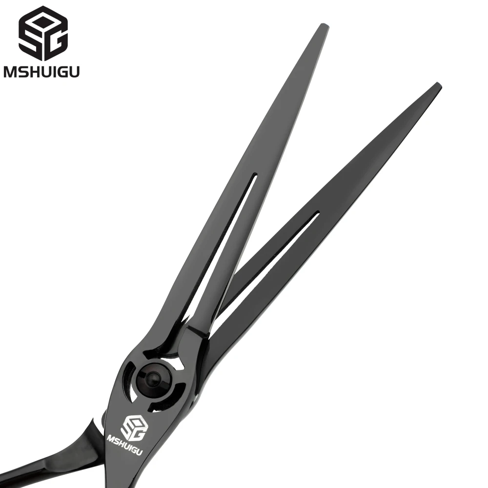 MSHUIGU Professional Barber Scissors Set Japanese 440C 6-6.5-7 Inch Hair Thinning Scissors Suitable for Home and Salon Hairdress