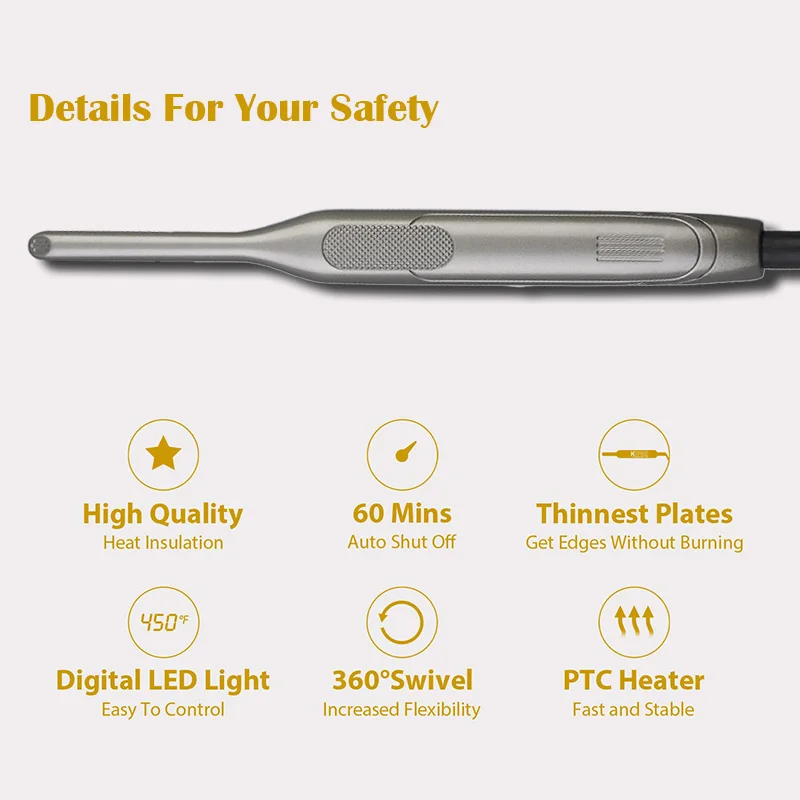 Mini Hair Straightener Curler For Short Hair Titanium Plate Beard Thin Pencil Flat Iron Travel Dual Voltage Hair Styling Tools