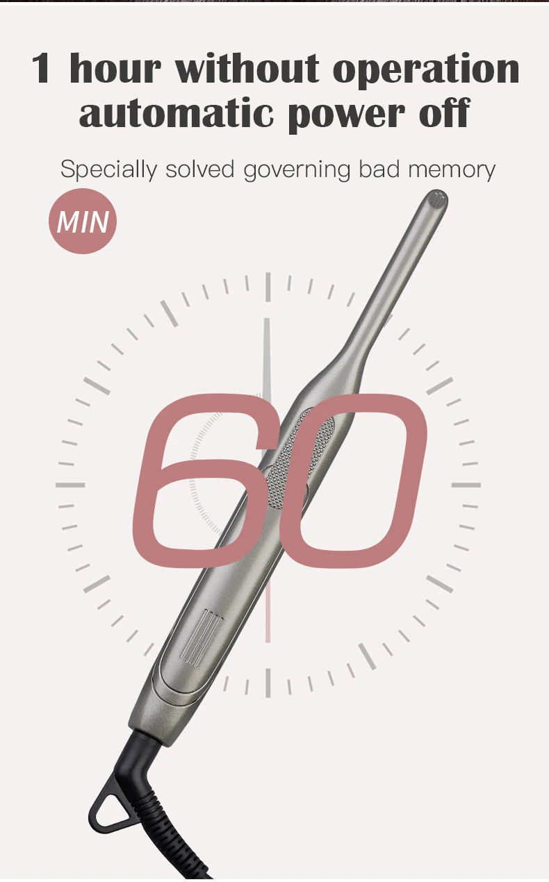 Mini Hair Straightener Curler For Short Hair Titanium Plate Beard Thin Pencil Flat Iron Travel Dual Voltage Hair Styling Tools