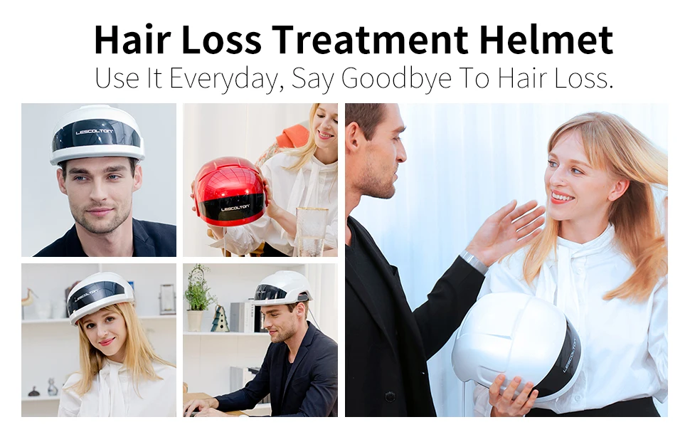 Lescolton laser helmet red light therapy hair laser hat for hair growth cap hair growth products LLLT hair regrow red light