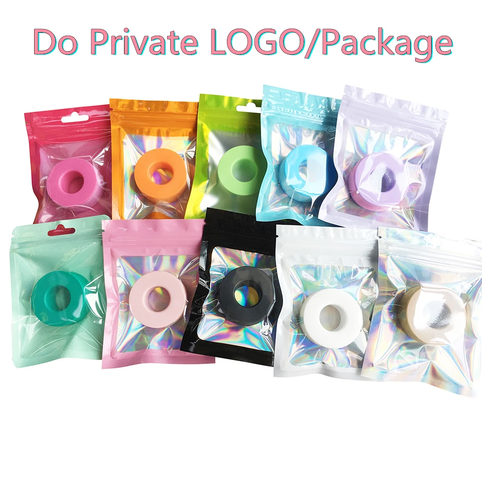 20Rolls/Lot Silicone Gel Tape for Lash Extension Sensitive Skin Multi Use Non-Woven Breathable Under Eye Pad Patches Makeup Tool