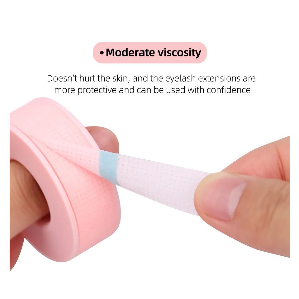 20Rolls/Lot Silicone Gel Tape for Lash Extension Sensitive Skin Multi Use Non-Woven Breathable Under Eye Pad Patches Makeup Tool