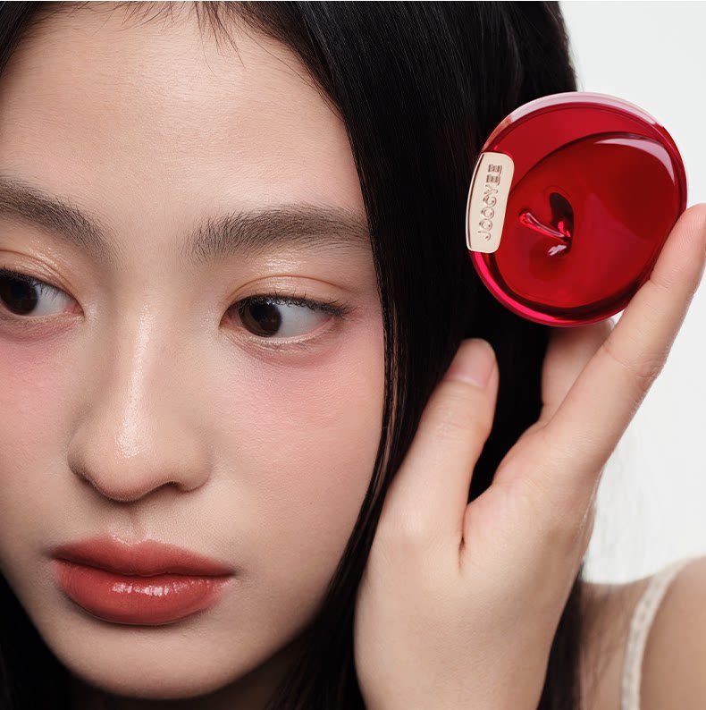 Joocyee I Apple You Collection Lipsticks Blush Highlighter Setting Powder Multi-Color Blush Palette Matte Shimmer Makeup