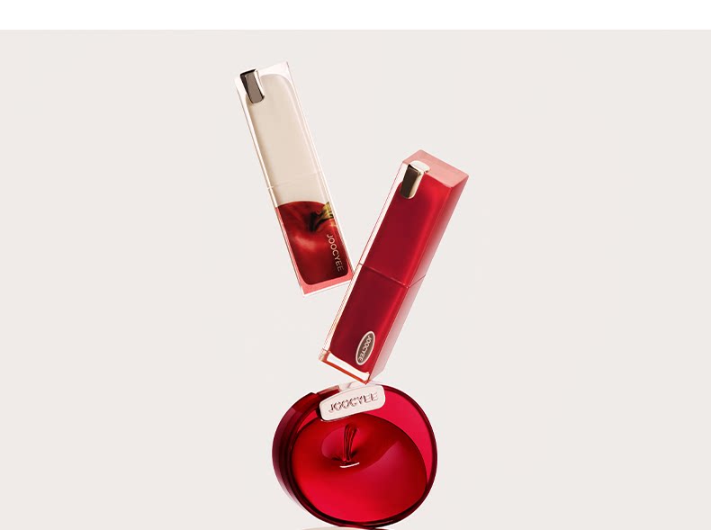 Joocyee I Apple You Collection Lipsticks Blush Highlighter Setting Powder Multi-Color Blush Palette Matte Shimmer Makeup