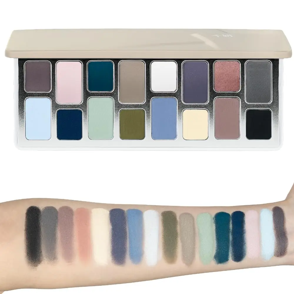 Cheeryep Aauthcntice Sell Qianyan 16 Color EyeShadow Palette Pink Brown Cowboy Blue Multicolor Matte Pearl Smoky Eye Makeup